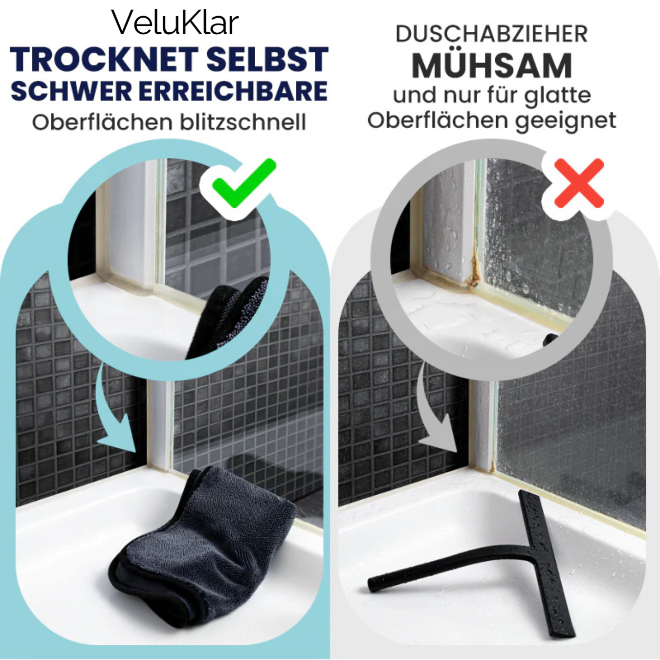 VeluKlar Trockentuch - 40x60cm